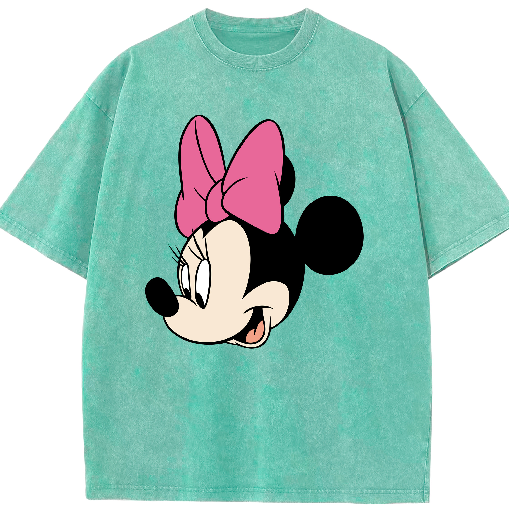 （画像用） ミッキーマウス Mickey Mouse 綿100% ヴィンテージ風 半袖Tシャツ（フロントプリント）